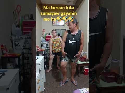 Ma turuan kita sumayaw gayahin moko ha🤣🤣🤣 #funny #husbandwifecomedy