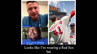 I’ll be wearing a #redsox hat next show since they swept the #mets #mlb #baseball