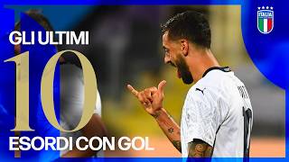Gli ultimi 10 esordi in Nazionale con gol ⚽️💙