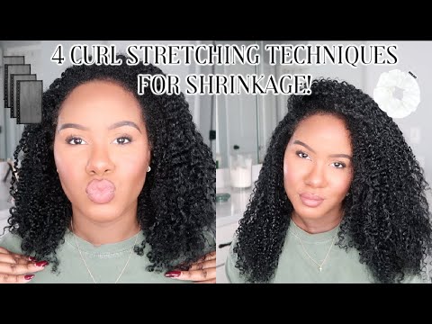 4 CURL STRETCHING TECHNIQUES FOR SHRINKAGE!