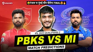 PBKS vs MI🥶: R Sharma आज FLOP😱 | PBKS vs MI Prediction | IPL 2025 Qualifier 2 Match | IPL | Fantasy