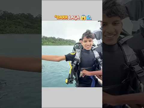 First Time! Sourav Joshi @ Scuba Diving 🌊🐟 || @souravjvlogs #short #scubadiving