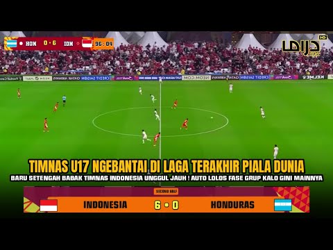 🔴TIMNAS U17 MENGAMUK DI LAGA TERAKHIR PIALA DUNIA! AUTO LOLOS FASE GRUP KALO GINI MAINNYA