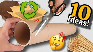 Transformando Materiales de Desecho♻️ en 10 Ideas de Home Decor🏡 que te Encantarán✨| Sin Gastar💲