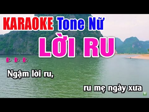 Lời Ru KARAOKE Tone Nữ Beat Dễ Hát – Nhạc Sống Thanh Ngân