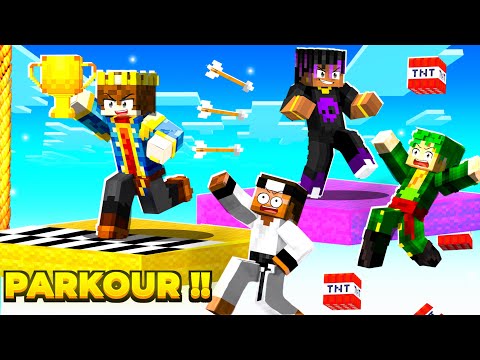 PARKOUR CHALLENGE WITH LILYVILLE MEMBERS | GONE WRONG