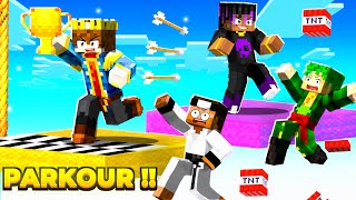 PARKOUR CHALLENGE WITH LILYVILLE MEMBERS | GONE WRONG