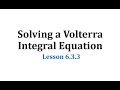 Volterra Integral Equations and Laplace Transforms
