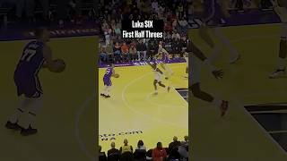 SIX THREES FROM LUKA (in only two quarters) #lakers