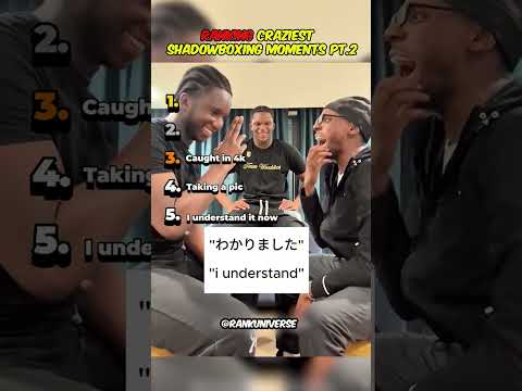 Ranking CRAZIEST Shadowboxing Moments Pt.2
