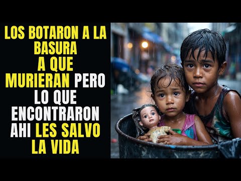 Botados en la Calle con su Hermanita… Lo que Encontraron en la Basura les Cambió la Vida