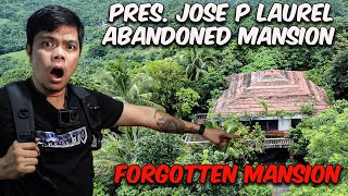 Pinasok Ko ang Abandunadong Mansion ni Pangulong Jose P. Laurel nakakakilabot aking Natuklasan!