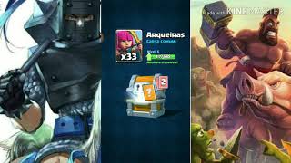 Abertura de baús no clash royale (games guuh)