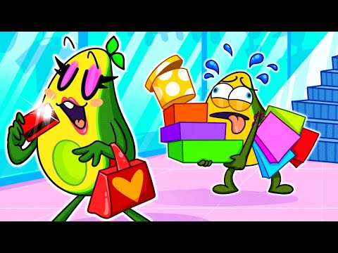 LOST in the MALL! 😱🛍️ Avocado Couple's CRAZY Shopping Adventure Gone WRONG! 🥑💥