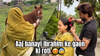 Bush Ke Hath Ki Roti Dekhke Sab shocked😰| Exploring Village🏡| @bush_khan & @ibrahim_soul