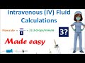 IV Fluid Administration Calculations