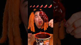 Buldak Potato Corndog Challenge