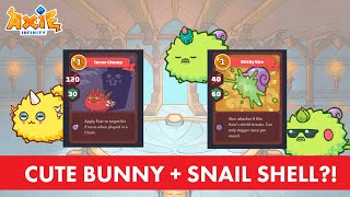 Meta or Meme? Cute Bunny + Snail Shell Combo | Axie Infinity