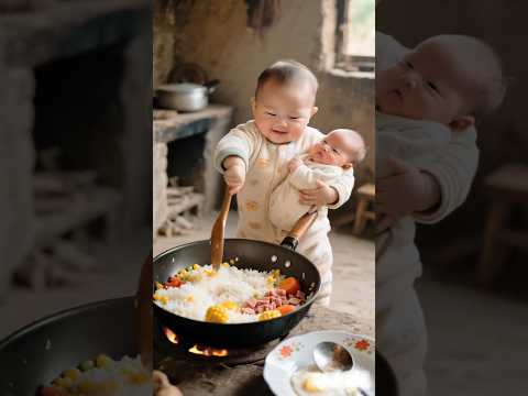 Cuteness Overload! Baby Gives Food to Friend in Mouth | Baby Helping Baby Eat