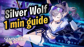 Silver Wolf Traces priority, Best Build and Best lightcones Guide | Honkai Star Rail