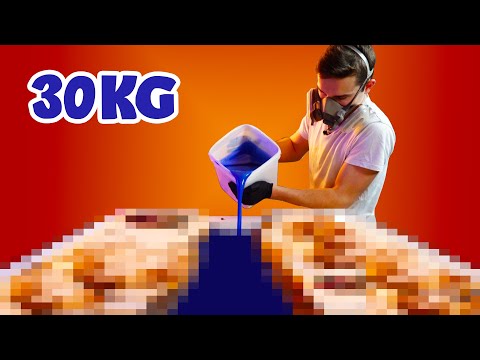 FABRIQUER UNE TABLE RIVIÈRE XXL ! [RÉSINE ÉPOXY]