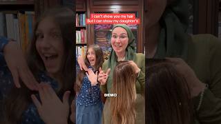 How do I style my hair under my wig? Using my daughter as a demo.