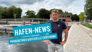 Stadthafen Leipzig NEWS - Probebetrieb & offizielle Eröffnung