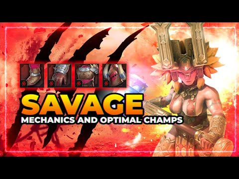 SAVAGE SET | Best DMG Gear INSANE DPS! | RAID Shadow Legends