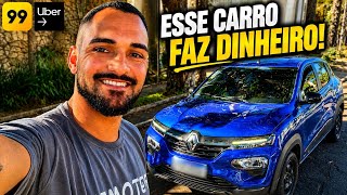 Fiz 600 Reais no UberX e 99Pop (Rodando no Kwid)