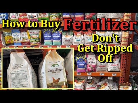 How to Buy Garden Fertilizers And Not Get Ripped Off (An Actual Visit to the Store)