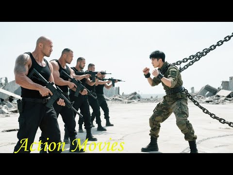 2025功夫打鬥電影，被鐵鏈鎖住的特種兵擁有猛獸般的爆發力，消滅恐怖分子 #⚡抗日# kungfu # 功夫 # 特種兵 # 神槍手 # Action Moves #