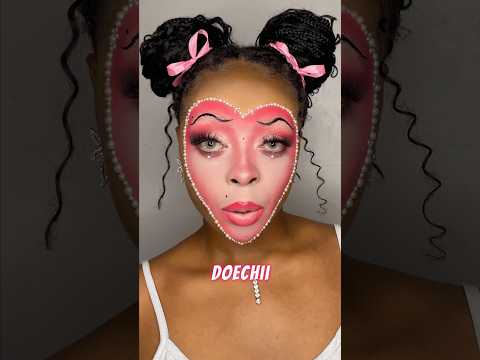 Yucky Blucky Fruitcake - Doechii Transition 💖💖💖 #valentinesday #valentinesdaymakeup #creative