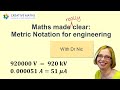 Engineering Notation and Metric Conversions