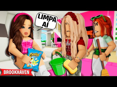 NOSSA AMIGA É UMA FOLGADA | Historinhas Brookhaven Roblox | Bibi e Lud