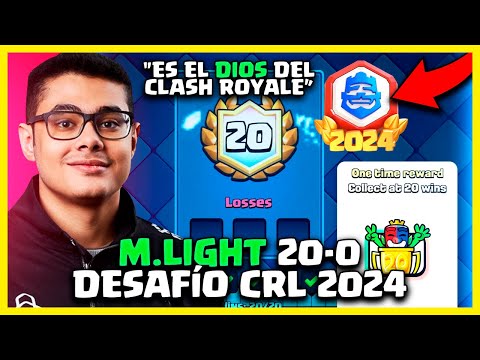 EL MEJOR del MUNDO GANA 20-0 El DESAFÍO CRL HUMILLANDO a Todos Los TOPS Mundiales En Clash Royale