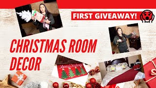 Christmas Room Decor! + First Giveaway!