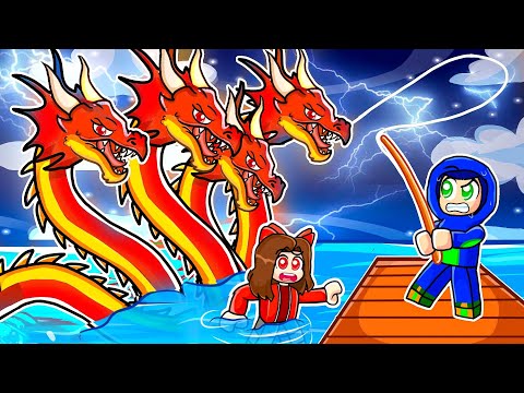 Ayush Caught RAREST DRAGON FISH In Roblox With Ekta!! PART 4