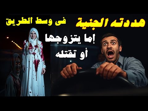 قصة سائق الشاحنة الذي أوقفته جنية جميلة طلبت المساعدة ولما ركبت هددته إما يتزوج بها أو تقـ تله فكانت