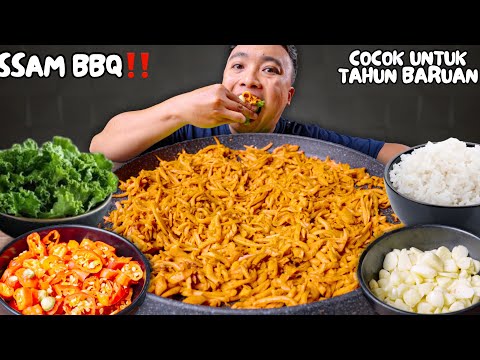 MUKBANG SSAM BBQ!! SOSIS SERUT ANTRI MAGER‼️