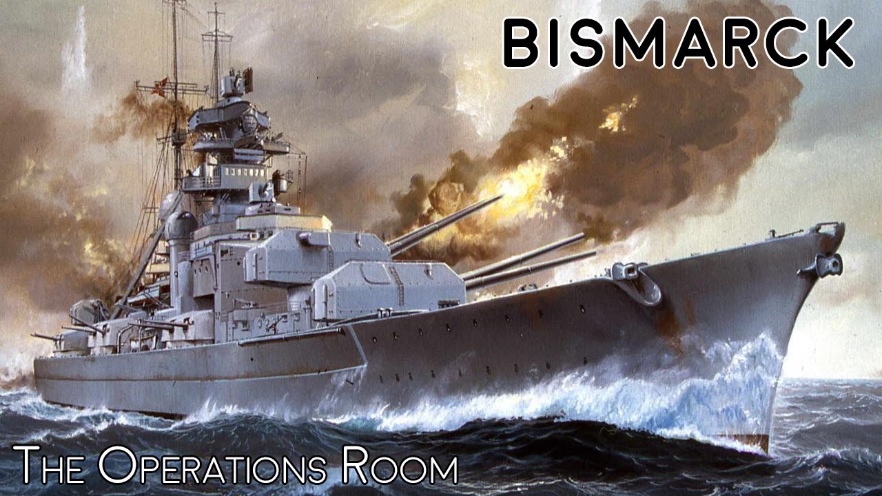 Sinking of the Battleship Bismarck - Animated