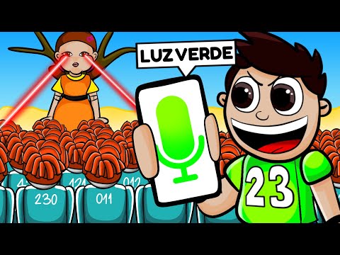 Trolleando con CHAT de VOZ en el JUEGO DEL CALAMAR (Roblox Squid Game)