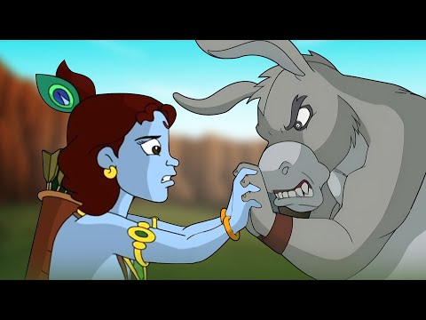 Krishna Vs Dhenukasura | Deadly Donkey Battle | Adventure Videos | Cartoon for Kids
