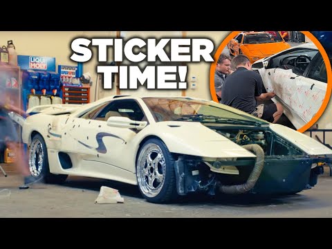 Restoring the Victoria's Secret Lambo - One-Off Graphics & Punch List