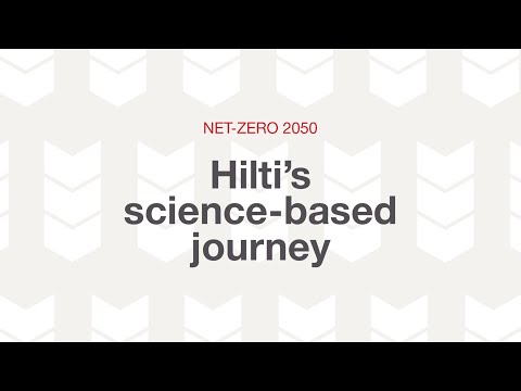 Hilti's Science-based Journey Towards Net-Zero