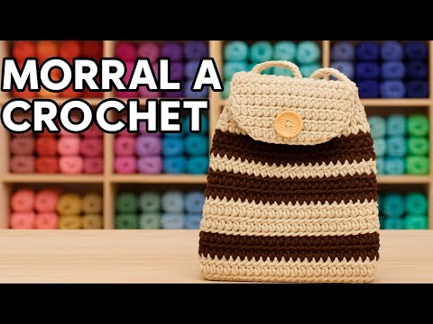 ¡Teje Este Morral a Crochet Fácil y Hermoso! Ideal Para Vender o Regalar