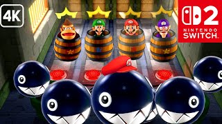 Mario Party Switch 2 - Men's Rivalry Battle - Luigi vs Donkey Kong vs Mario vs Waluigi