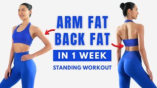 LOSE ARM FAT, BACK FAT in 1 Week | Bra Bulge, Armpit Fat, Flabby Arms Fat
