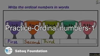 Practice-Ordinal numbers-1