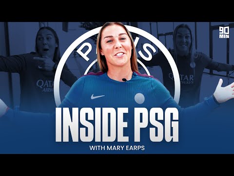 MARY EARPS: What training is REALLY like at PSG 🔴🔵… Lionesses goalkeeper gives us an exclusive tour!