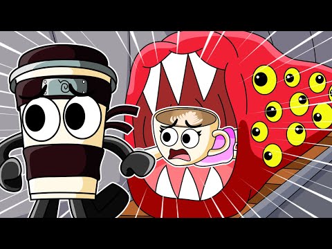 ¡NO ELIJAS EL TREN MONSTRUO EQUIVOCADO con ASSESINO CAPUCHINO y BALLERINA CAPUCHINA!
